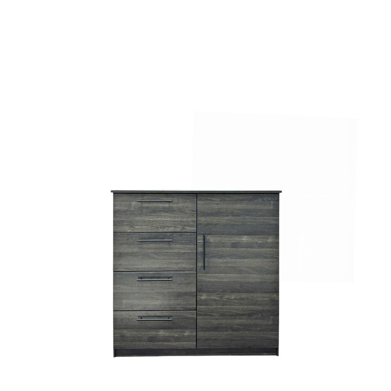 Commode Robin en gris, Gris