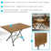 Senner Rectangular Outdoor Folding Dining Table