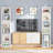 6-Tier Narrow Corner Cube Bookcase Storage-512873807