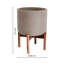 Valetta Speckled Planter with Stand -421702478-421702472