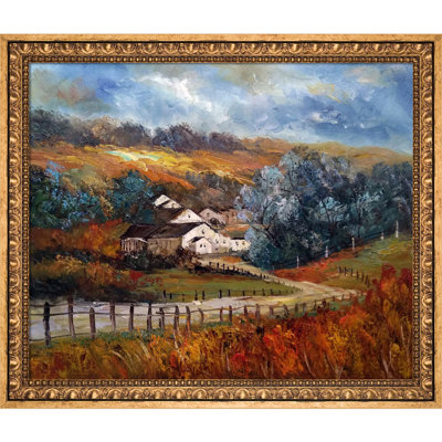 «Sechery in Autumn», reproduction d'art sur toile