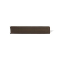 15.7 in. W x 6.7 in. D Brown Wood Bathroom Shelves Over Toilet Floating  Farmhouse Set of 2 Decorative Wall Shelf