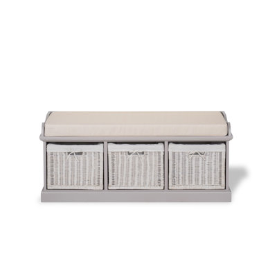 Bastogne Polyester Blend Upholstered Storage Bench