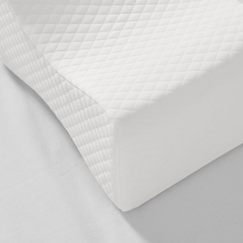 Madison Park Memory Foam White Reducing Pressure Knee Support Standard Pillow