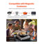 Plaque de cuisson à induction portable, brûleur de comptoir 1800 W, 9 réglages de température, acier inoxydable