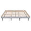 Base de lit plateforme flottante de conception moderne (couleur grise)