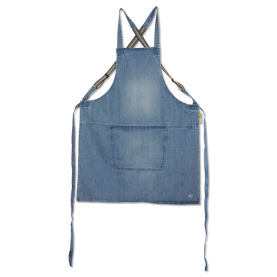 No Pattern Denim Chef Apparel