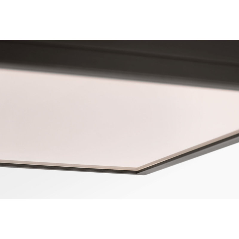 Dupont Square Semi Flush, 4" H x 16" W x 16" D, Aged Iron