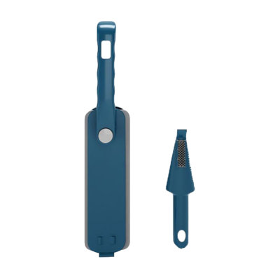 Kitchen Scrubber Brush Multifunctional Folding Cleaning Brush Detachable Fine Fiber Sweeping For Floor Tub Shower Tile Bathroom And Kitchen Counter Duster
