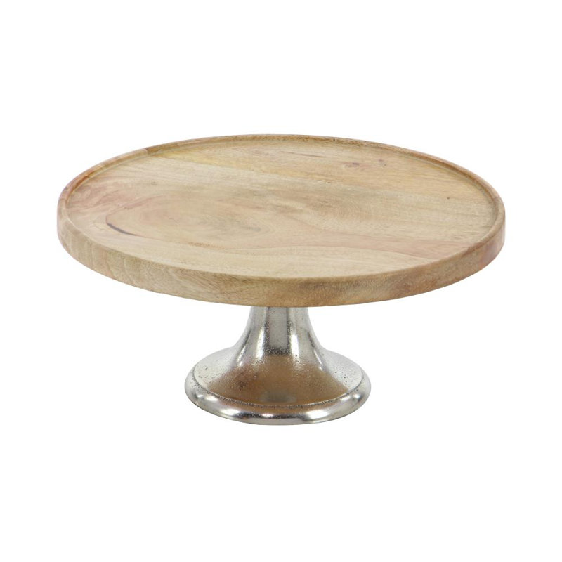 Présentoir à gâteaux 3 pièces Burrowes, Brun