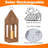 H17 Inch Natural Rattan Solar Lantern With Led Flameless Candle Handwoven Wicker Decorative Lantern For Tabletop Patio Porch Farmhouse Indoor Outdoor Decor