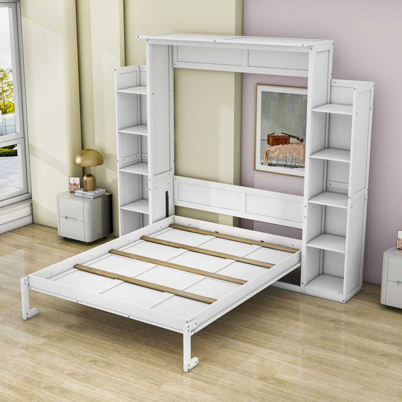Lit escamotable Marchie Murphy, Grand, Blanc