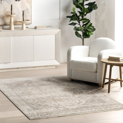 Tapis neutre / beige Wideman