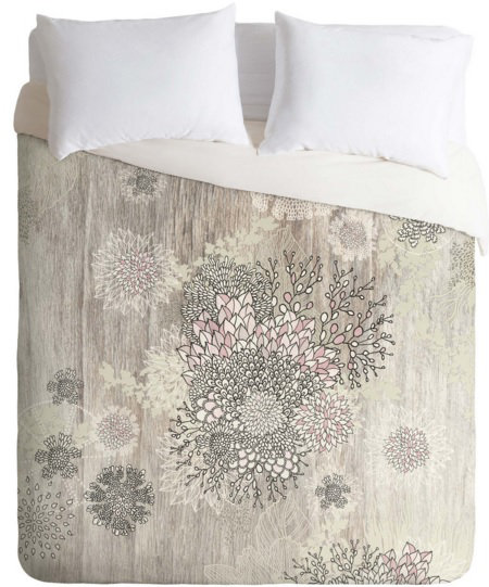 Iveta Abolina Traditional Floral Duvet Cover, King Duvet Cover