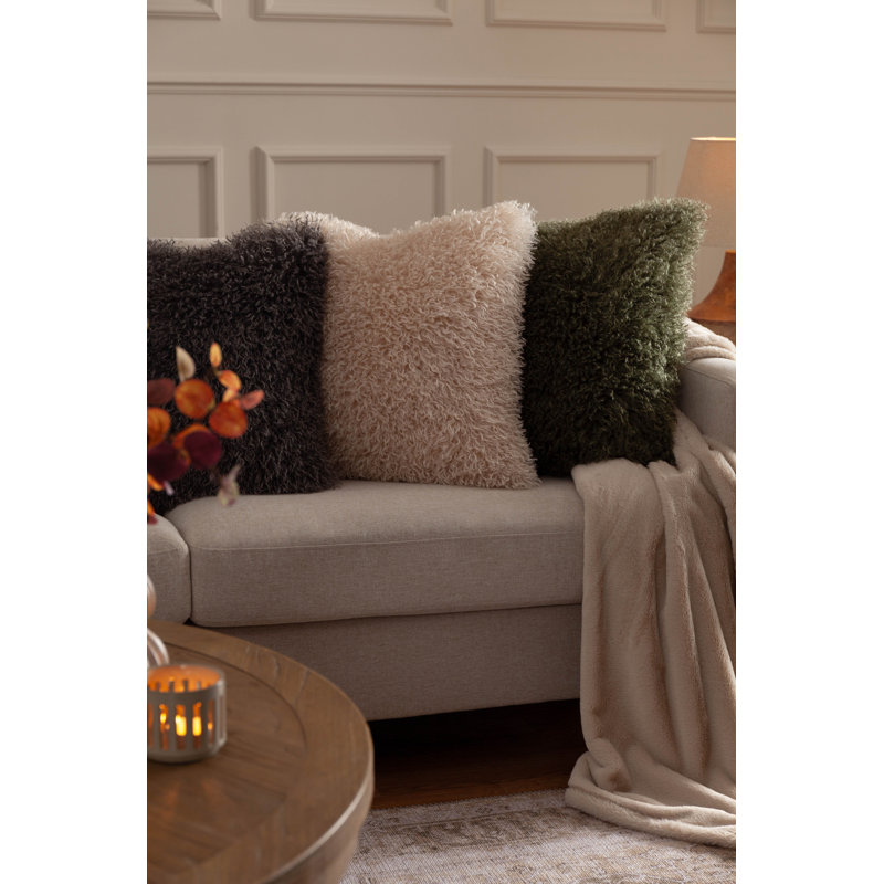 Rowan Square Cushion, Natural, Feather