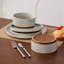 12-Piece Sesame Glaze Stoneware Dinnerware Set, Service For 4 -882231261