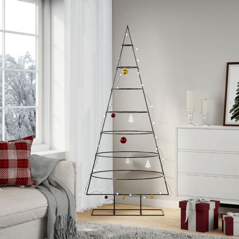 Steel Holiday Shaped Ornament, 180cm H x 80cm W x 75cm D