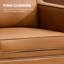 Chaise moderne en similicuir souple de 32 po Barton-1296212549