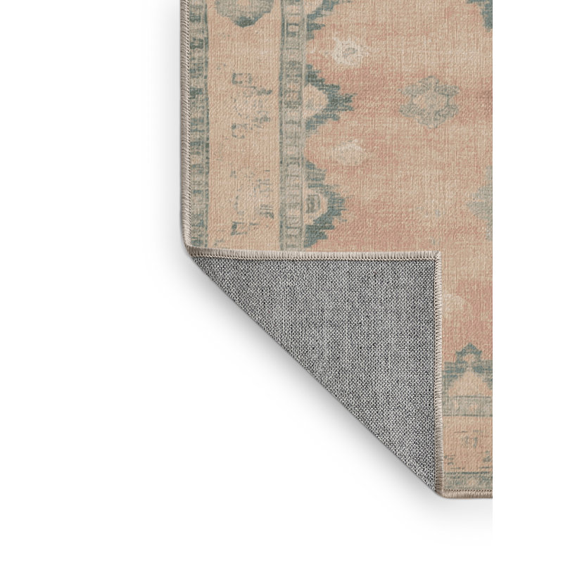 Tapis beige surteint lavable à la machine, Rectangle 4pi x 6 pi