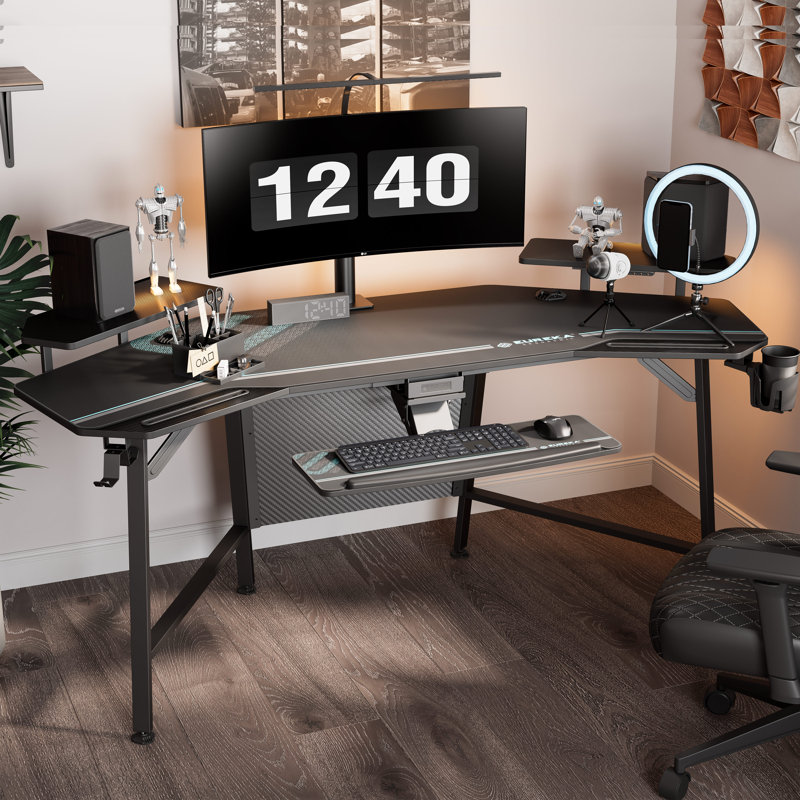 182.7Cm W Rectangular Computer Desk