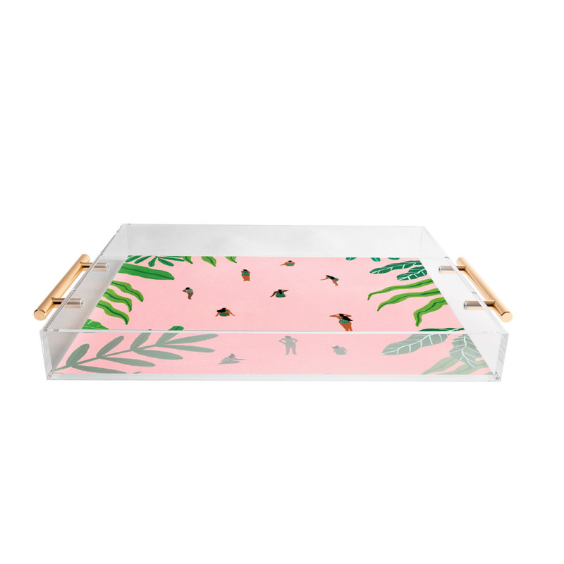 Helo Birdie Green swimsuit Acrylic Tray
