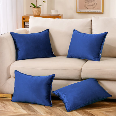 Velvet Reversible Throw Pillow