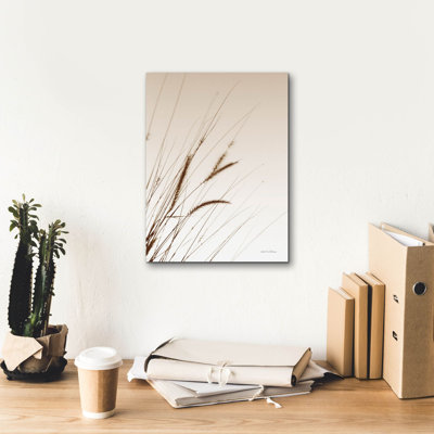«Epic Graffiti 'Field Grasses I Sepia» par Debra Van Swearingen, art mural sur toile, 12 po x 16 po