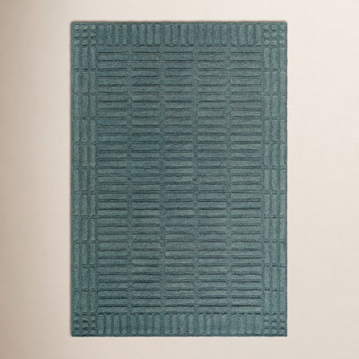 Wright Hand-Tufted Patterned Geometric Rug