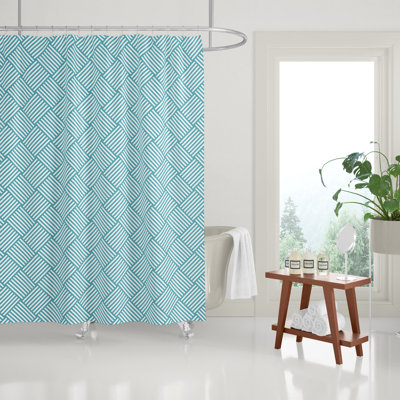 Henley Geometric Shower Curtain