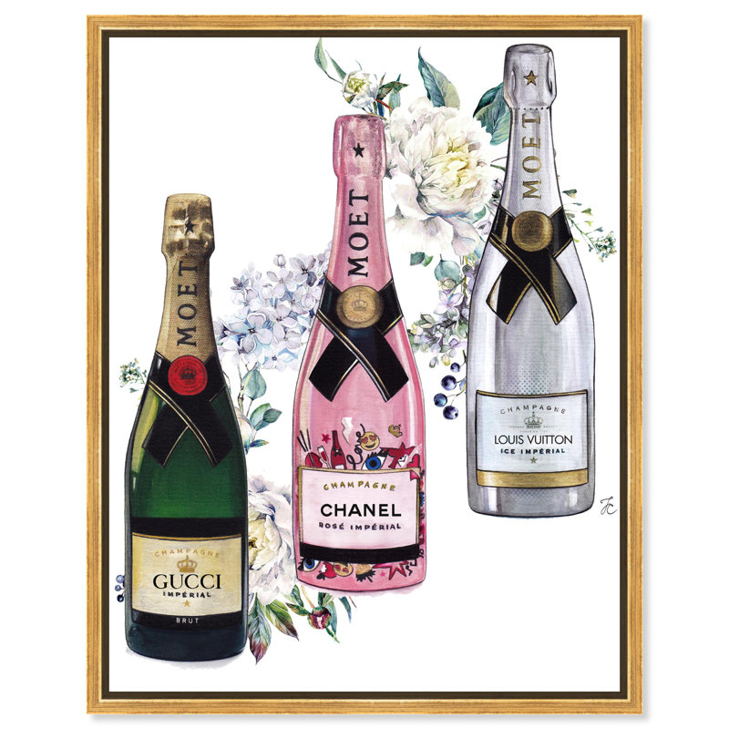Doll Memories - Champagne , Black Floater Framed, H 16 po x l 11 po