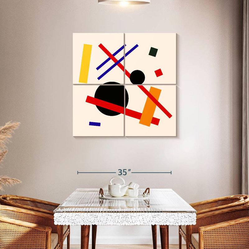 Avery Suprematism, 38" H x 38" W