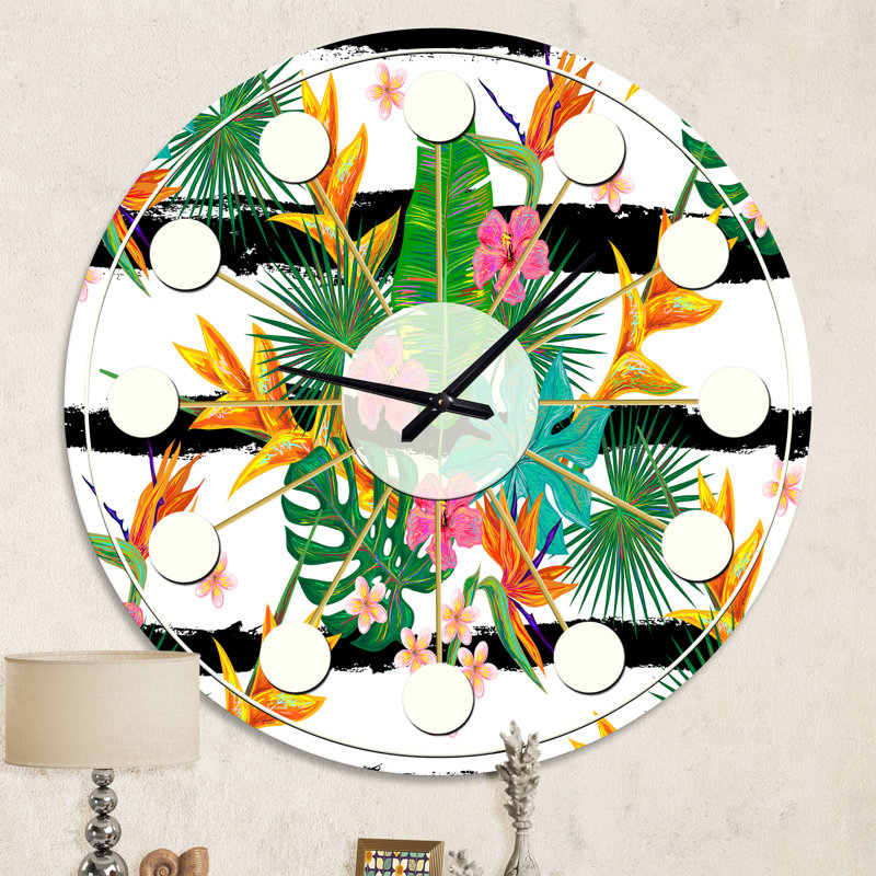 Horloge murale rétro Mid-Century, Moyen