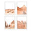 " Framed Red Grand Canyon Set Of 4 Arizona Desert Valley Southwest Wall Decor Prints " 4 - Pieces-93011913-93011914