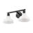 Carver 2-Light Vanity Light in Chrome with Clear Glass-2141056093-2141056095