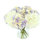 Hydrangea Floral Arrangement in Acrylic Water Vase