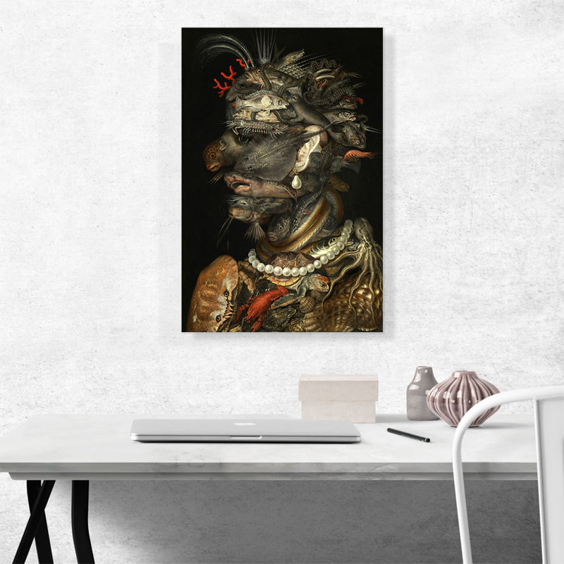 «The Water 1566» par Giuseppe Arcimboldo, impression sur toile tendue, H 26 po x l 18 po x 1,5 po