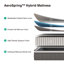 Matelas hybride à mémoire de forme gel 10 po / 12 po / 14 po Novilla-113301561-113301558
