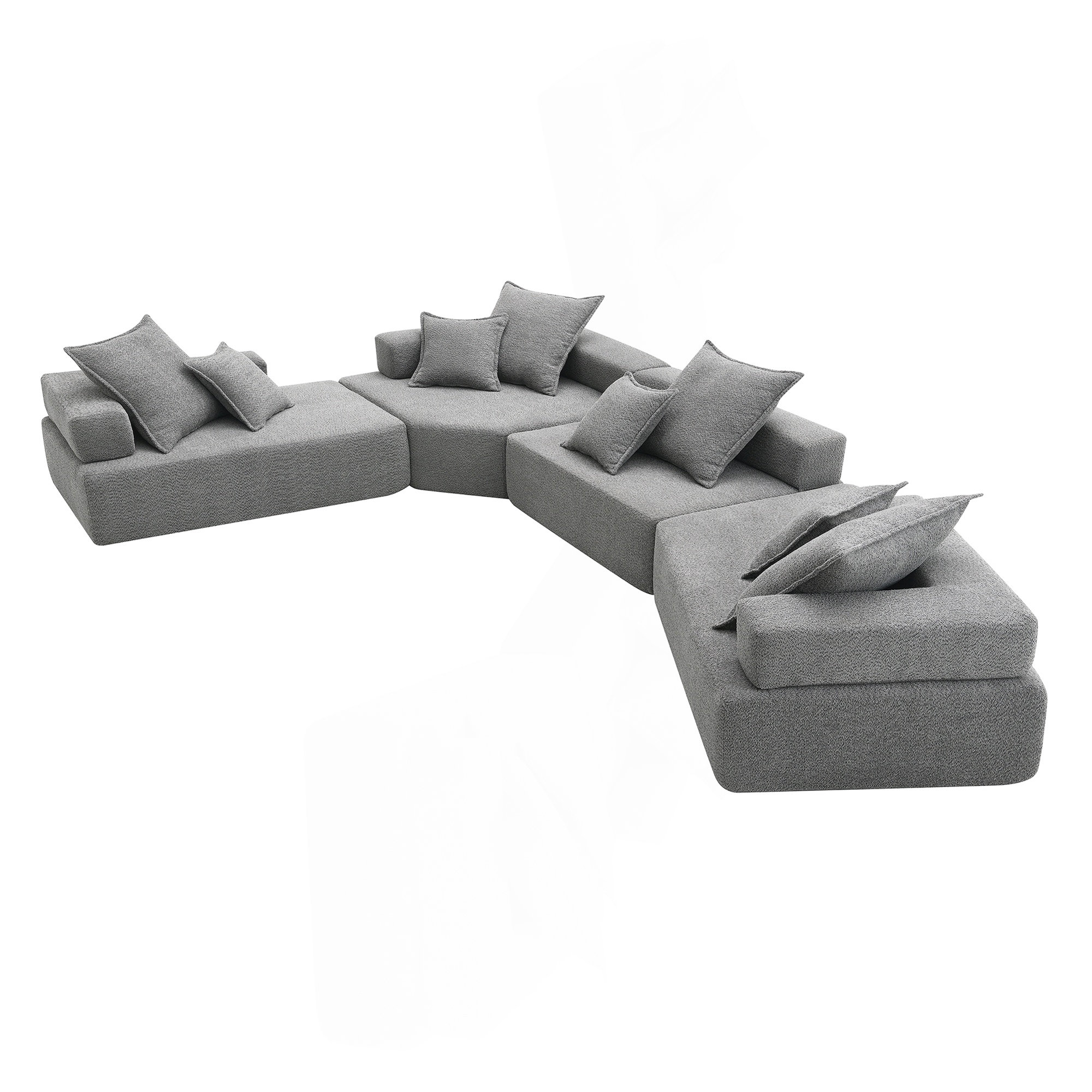 Latitude Run® 156''Oversized Modular U Shaped Sectional Sofa - Wayfair ...