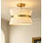 Breanna 2-Light Dimmable Hand-Woven Semi Flush Mount