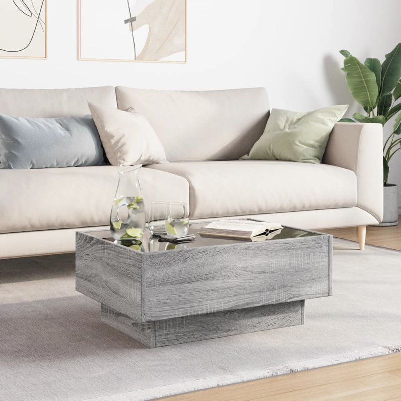 Dailynn Coffee Table, 30cm H x 70cm L x 50cm W, Grey Sonoma