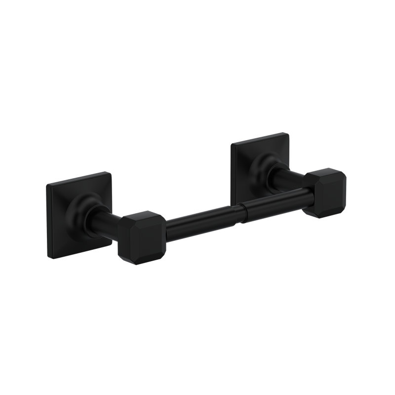 Apothecary Toilet Paper Holder, Matte Black