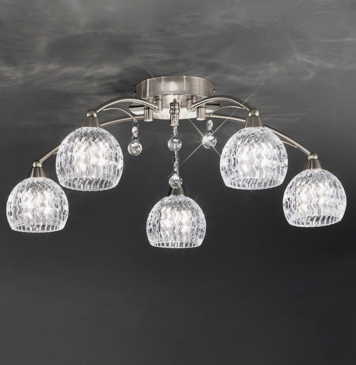 Flush Mount, Satin Nickel