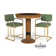 Table bistro 30 po Prohibition Series par RAM Game Room