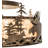Rustic Lodge Semi Flush Mount