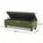 Boucle Upholstered Bench with Rubber Wood Legs,-1006645499