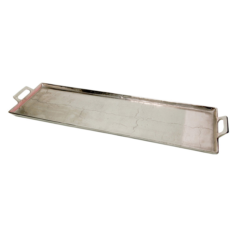 Aluminum Tray, 0.5" H x 34" W x 10" D, Gray