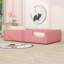 Lit plateforme simple tapissier avec ports de chargement et lattes