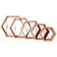 Ensemble de 5 tablettes flottantes Hexagon-114400755