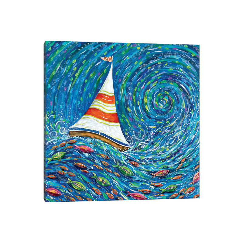 Set Sail by Estelle Grengs - Wrapped Canvas Print, 66.04 cm H x 66.04 cm W x 1.91 cm D
