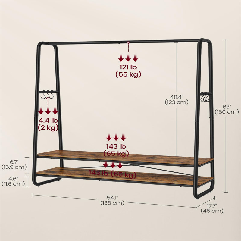 138cm Clothing Rack